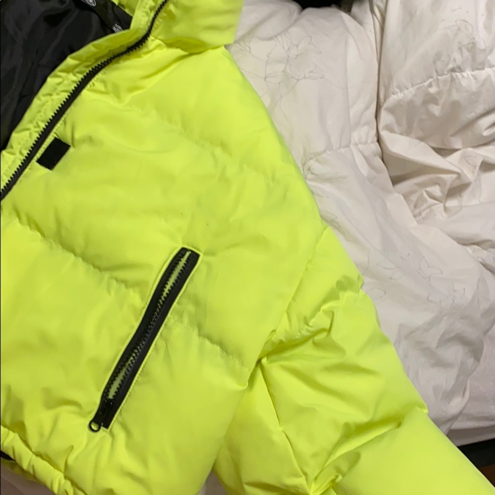 Yellow Cropped Tiger Mist Jacket - image 3